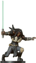 Star Wars Miniature - Quinlan Vos, #24 - Rare