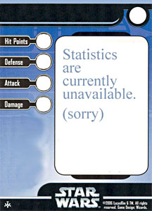 Star Wars Miniature Stat Card - AT-AT Imperial Walker, #1 - Common