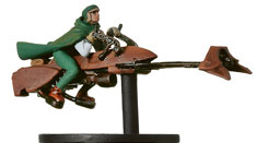 Star Wars Miniature - Commando on Speeder Bike, #4 - Very Rare