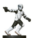 Star Wars Miniature - Scout Trooper, #33 - Uncommon
