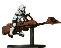 Star Wars Miniature - Scout Trooper on Speeder Bike, #34 - Very Rare