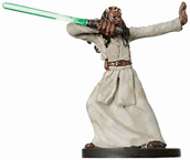 Star Wars Miniature - Agen Kolar, Jedi Master, #1 - Rare