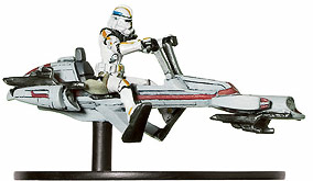 Star Wars Miniature - Clone Trooper on BARC Speeder, #2 - Rare