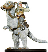 Star Wars Miniature - Luke Skywalker on Tauntaun, #48 - Rare