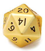 Brass d20